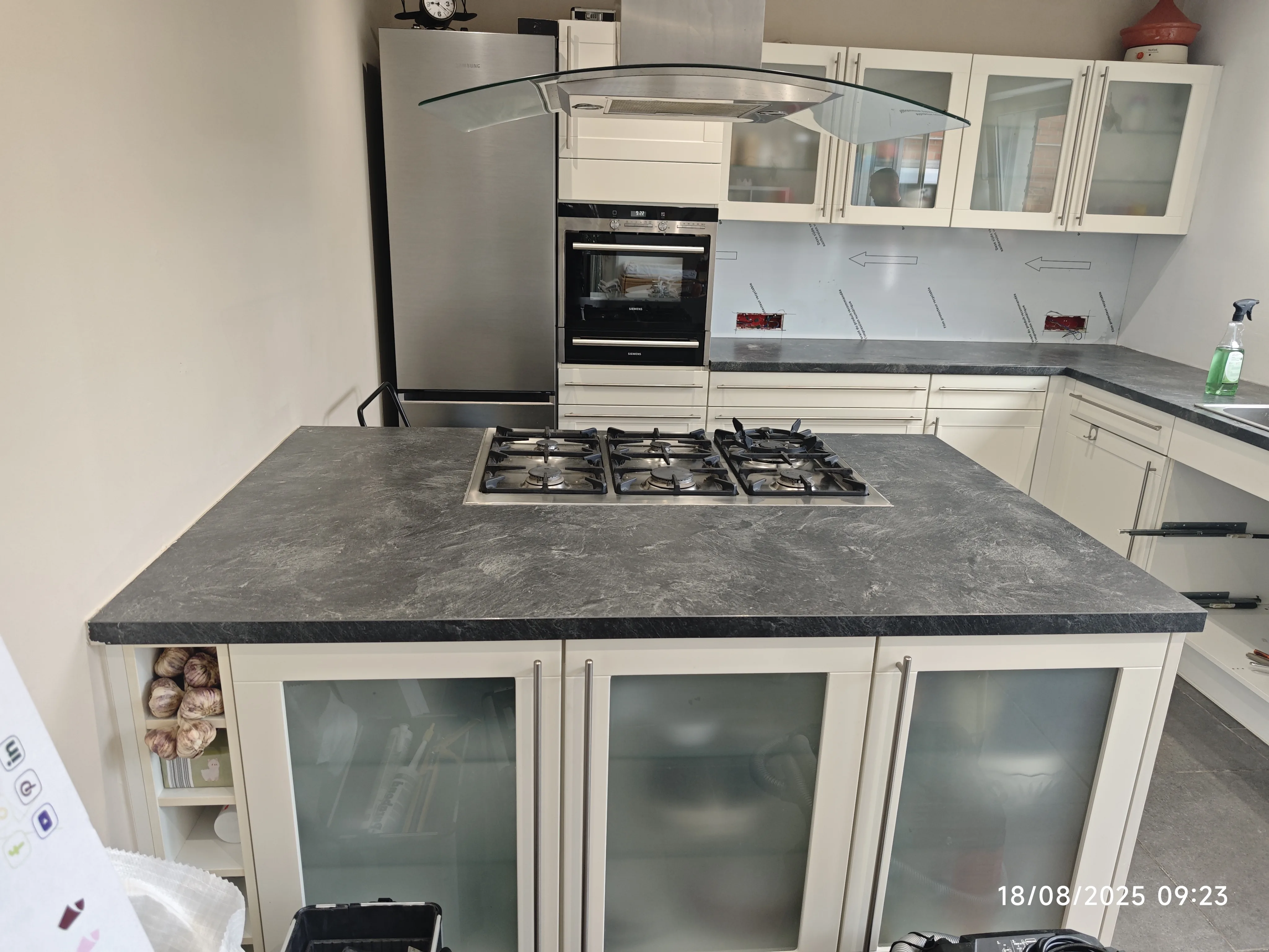 Plan de travail avant covering