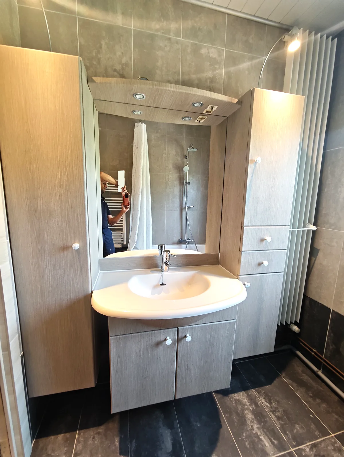 Salle de bain après covering